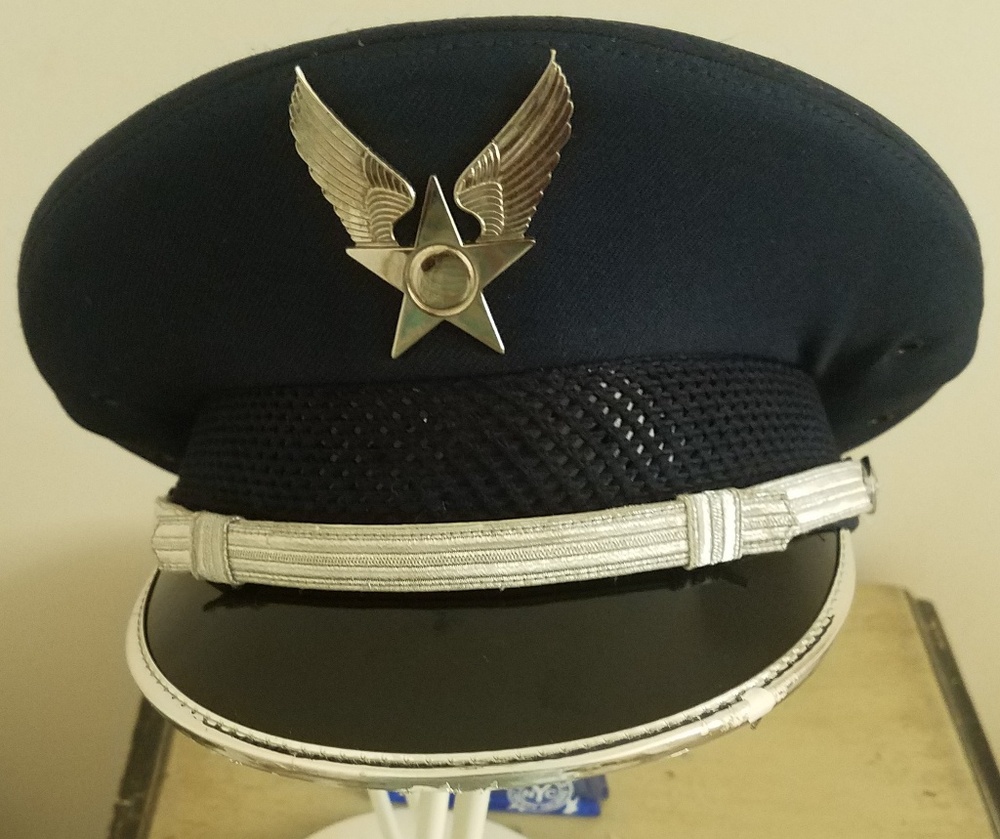 Military  dress blue bid cap